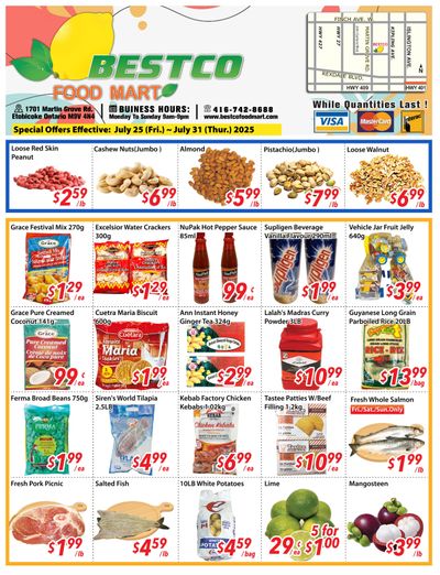 BestCo Food Mart (Etobicoke) Flyer July 25 to 31