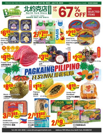 Btrust Supermarket (North York) Flyer July 25 to 31