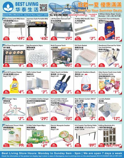 Best Living Flyer July 25 to August 7
