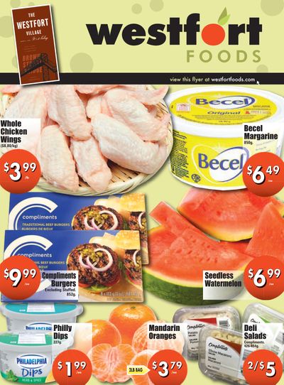 Westfort Foods Flyer July 25 to 31