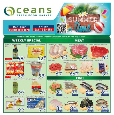 Oceans Fresh Food Market (Brampton) Flyer July 25 to 31