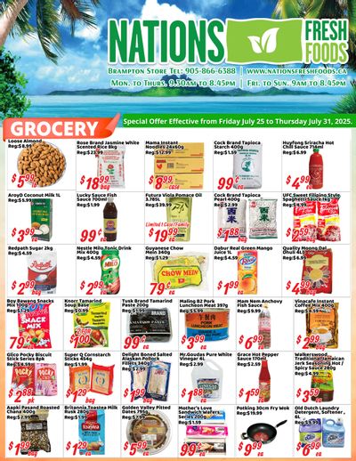 Nations Fresh Foods (Brampton) Flyer July 25 to 31