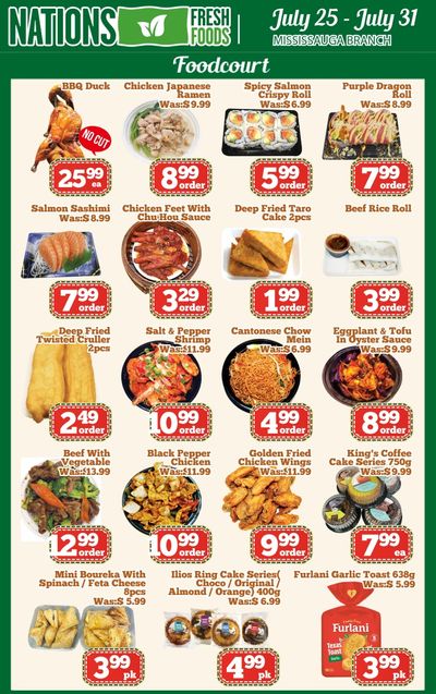 Nations Fresh Foods (Mississauga) Flyer July 25 to 31