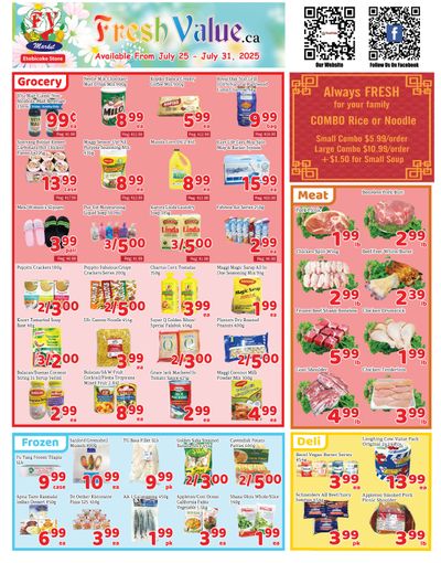 Fresh Value (Etobicoke) Flyer July 25 to 31