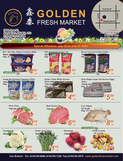 Golden Fresh Market Flyer July 25 to 31
