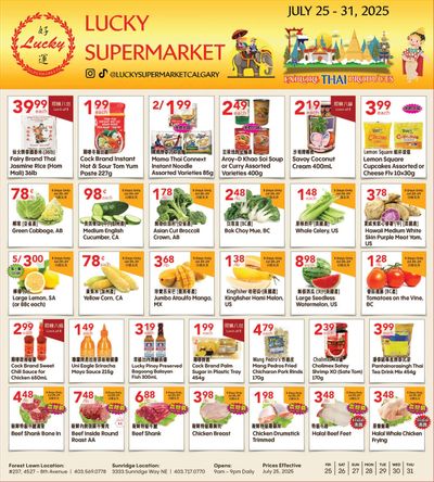 Lucky Supermarket (Calgary) Flyer July 25 to 31