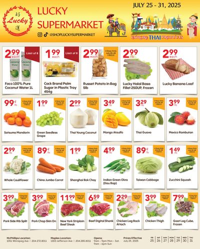 Lucky Supermarket (Winnipeg) Flyer July 25 to 31