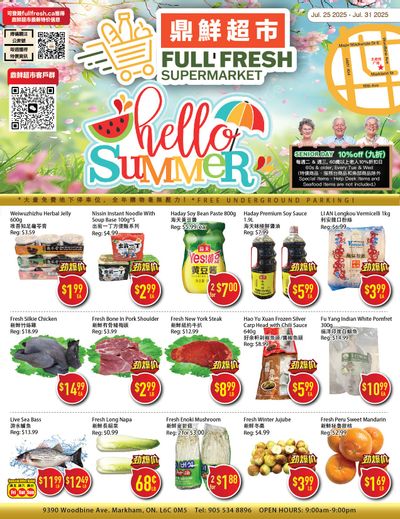Full Fresh Supermarket Flyer July 25 to 31