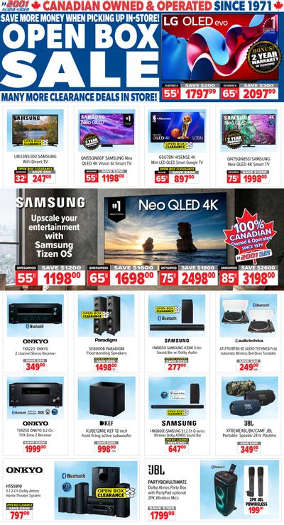 2001 Audio Video Flyer July 25 to 31