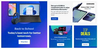 Best Buy Canada: Back to School Deals  + Outlet Event Sale