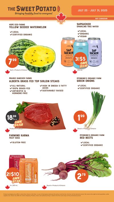 The Sweet Potato Flyer July 25 to 31