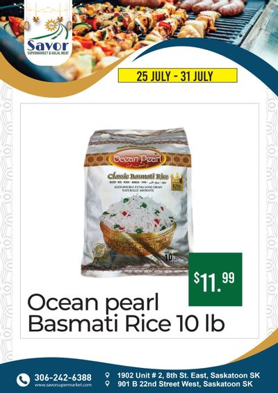Savor Supermarket Flyer July 25 to 31