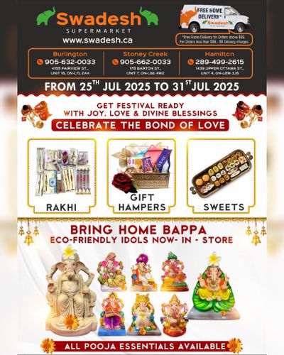 Swadesh Supermarket Flyer July 25 to 31