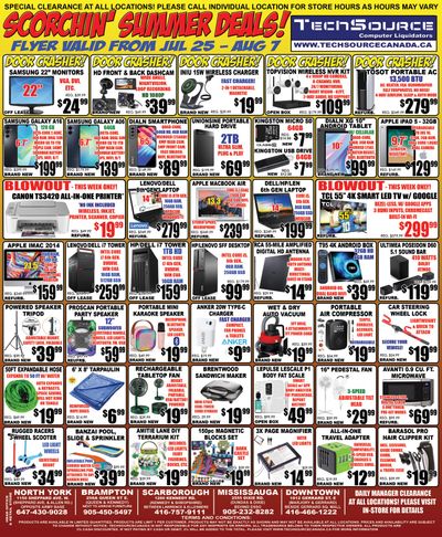 TechSource Flyer July 25 to August 7