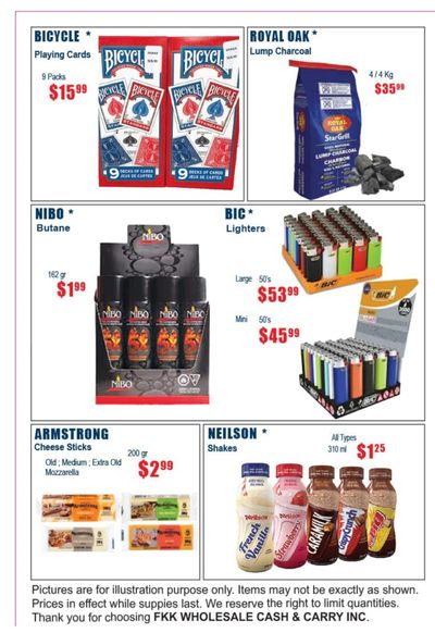 FKK Wholesale Cash & Carry Flyer July 9 to August 9