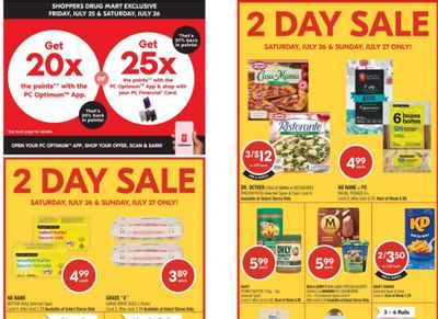 Shoppers Drug Mart Canada: Get 20x The PC Optimum or 25x The Points When You Pay With a PC Financial Card + More