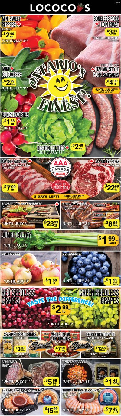 Lococo's Flyer July 28 to 31