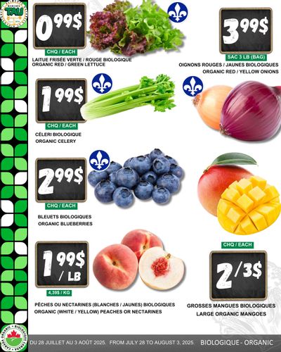 Marches Tau Produce Flyer July 28 to August 3