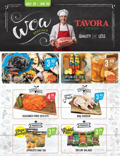 Tavora Foods Flyer July 28 to August 3