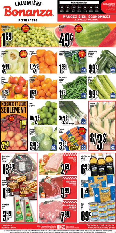Bonanza Flyer July 30 to August 5