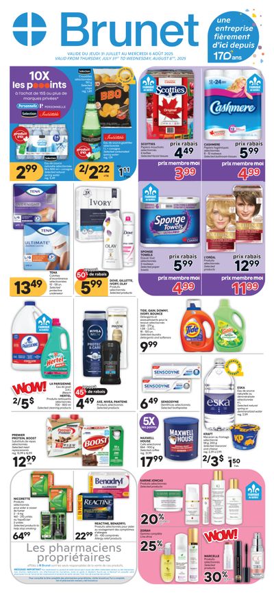 Brunet Flyer July 31 to August 6