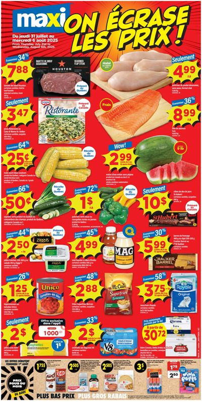 Maxi Flyer July 31 to August 6