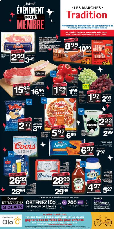 Marche Tradition (QC) Flyer July 31 to August 6