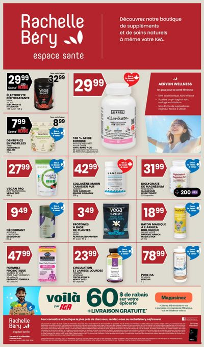 Rachelle Bery Health Flyer July 31 to August 6