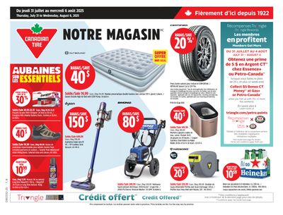 Canadian Tire (QC) Flyer July 31 to August 6