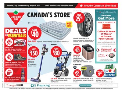 Canadian Tire (Atlantic) Flyer July 31 to August 6