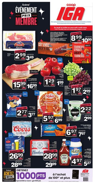 Coop IGA Flyer July 31 to August 6