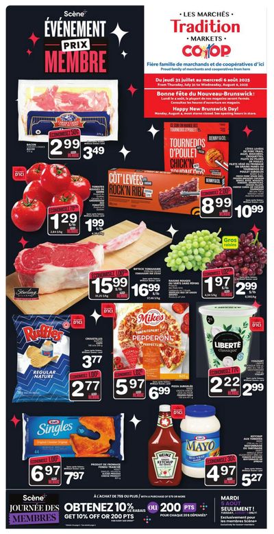 Marche Tradition (NB) Flyer July 31 to August 6