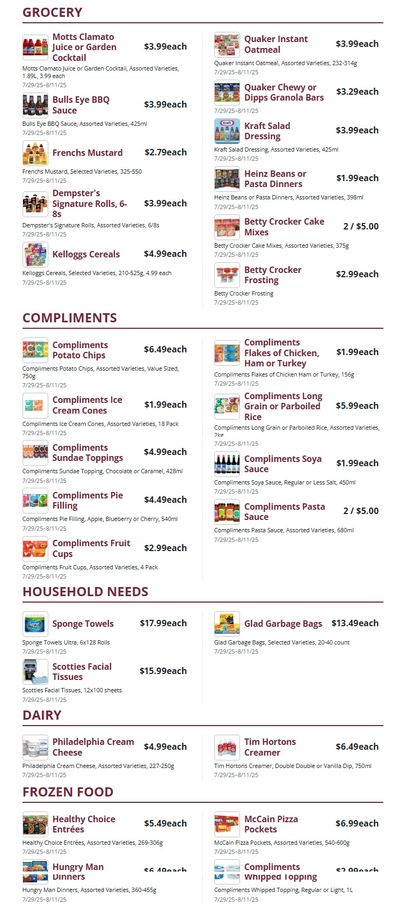 Kudrinko's Flyer July 29 to August 11