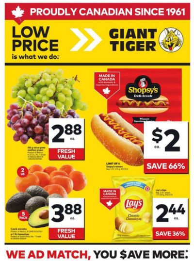 Giant Tiger Canada Flyer Deals July 30th  – August 5th