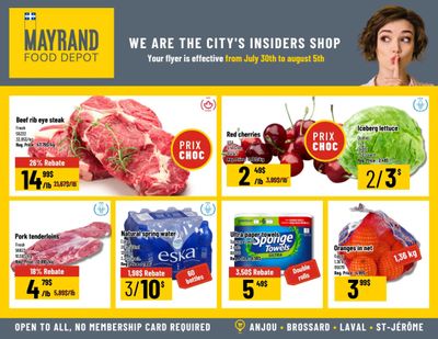 Mayrand Flyer July 30 to August 5