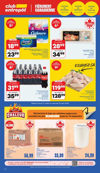 Wholesale Club (QC) Flyer July 31 to August 20