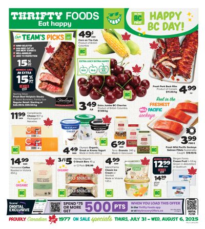Thrifty Foods Flyer July 31 to August 6