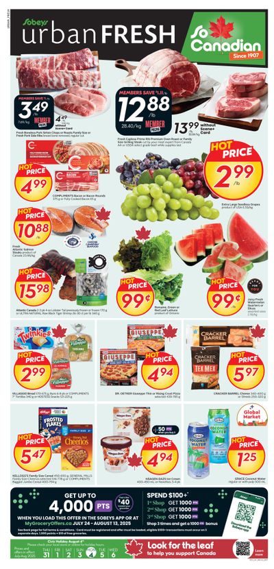 Sobeys Urban Fresh Flyer July 31 to August 6