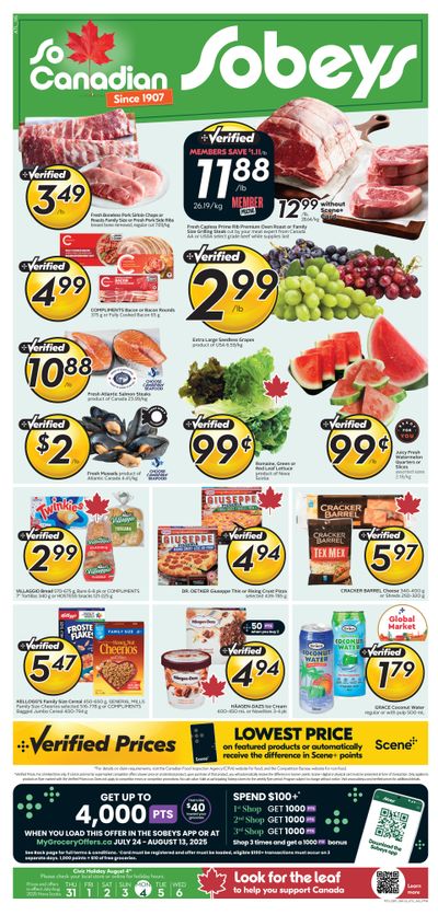 Sobeys (Atlantic) Flyer July 31 to August 6