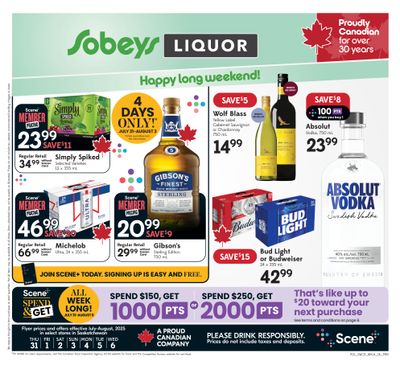 Sobeys (SK) SWCB Flyer July 31 to August 6