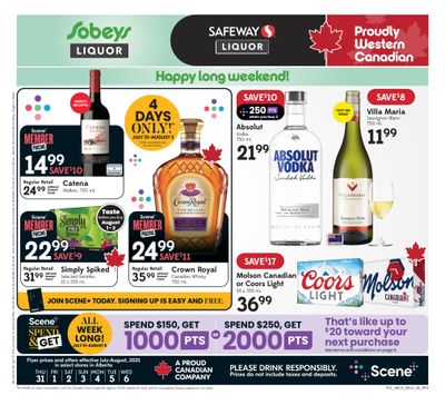 Sobeys/Safeway (AB) SWCB Flyer July 31 to August 6