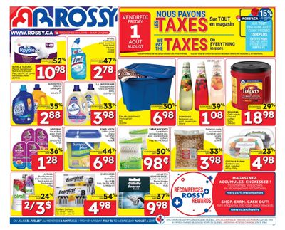 Rossy Flyer July 31 to August 6