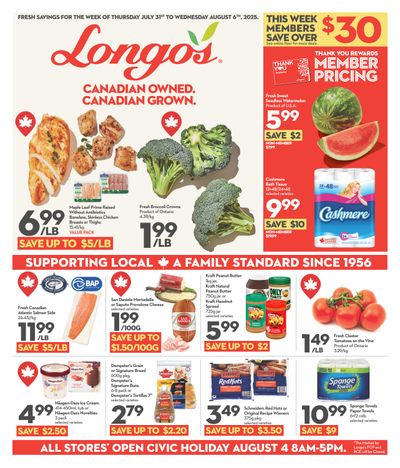 Longo's Flyer July 31 to August 6