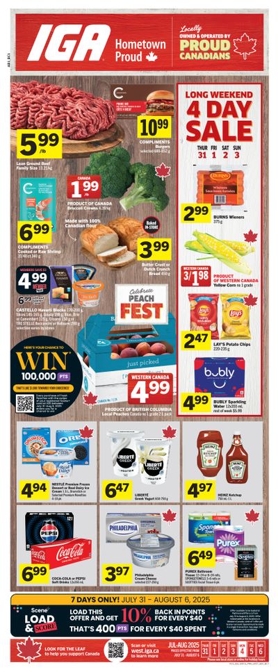 IGA (AB, BC) Flyer July 31 to August 6