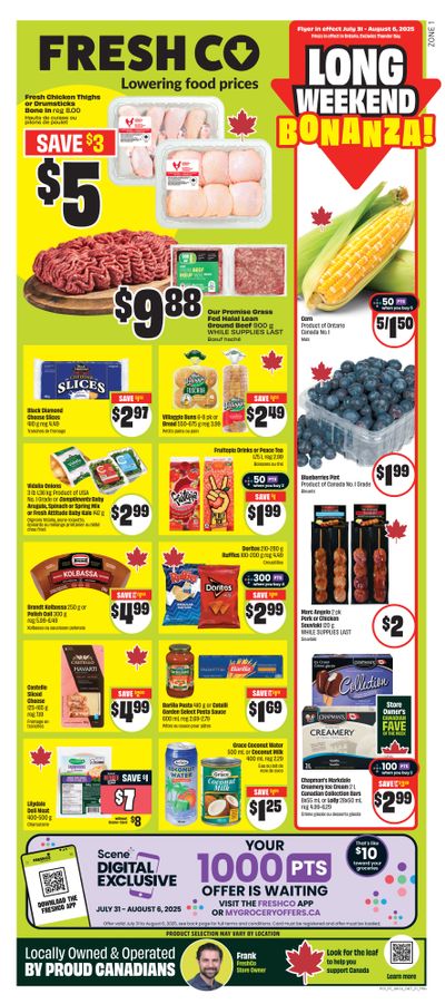 FreshCo (ON) Flyer July 31 to August 6