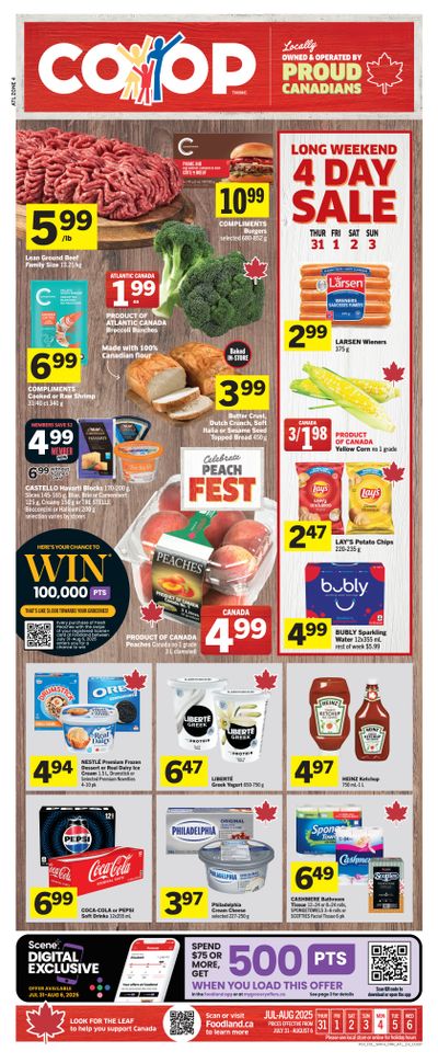 Foodland Co-op Flyer July 31 to August 6