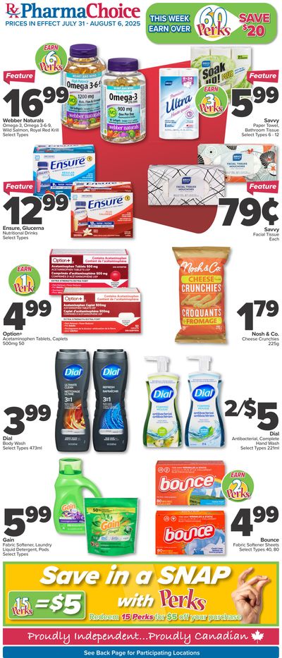 PharmaChoice (ON & Atlantic) Flyer July 31 to August 6