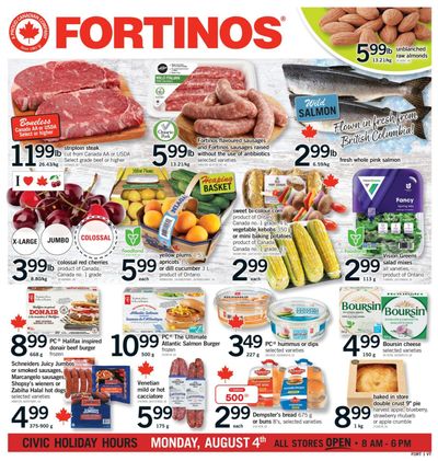 Fortinos Flyer July 31 to August 6