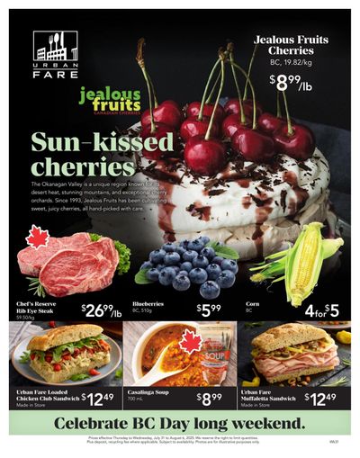 Urban Fare Flyer July 31 to August 6
