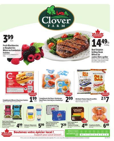 Clover Farm (Atlantic) Flyer July 31 to August 6